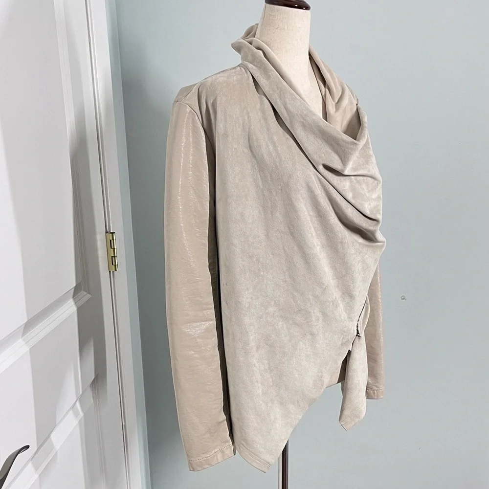 Blank NYC faux leather suede jacket size M - Picture 7 of 13